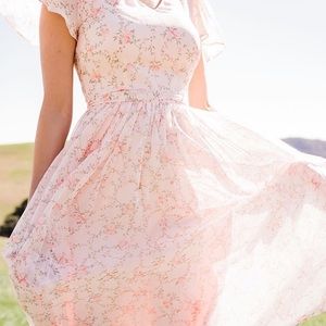 Floral A-Line Dress